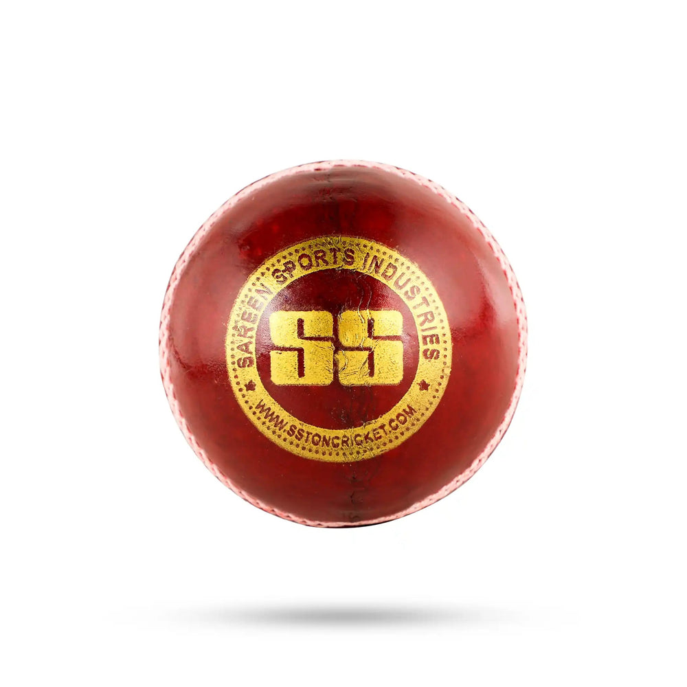 SS Club Leather Ball 1 Piece - Red | 156g Cricket Ball