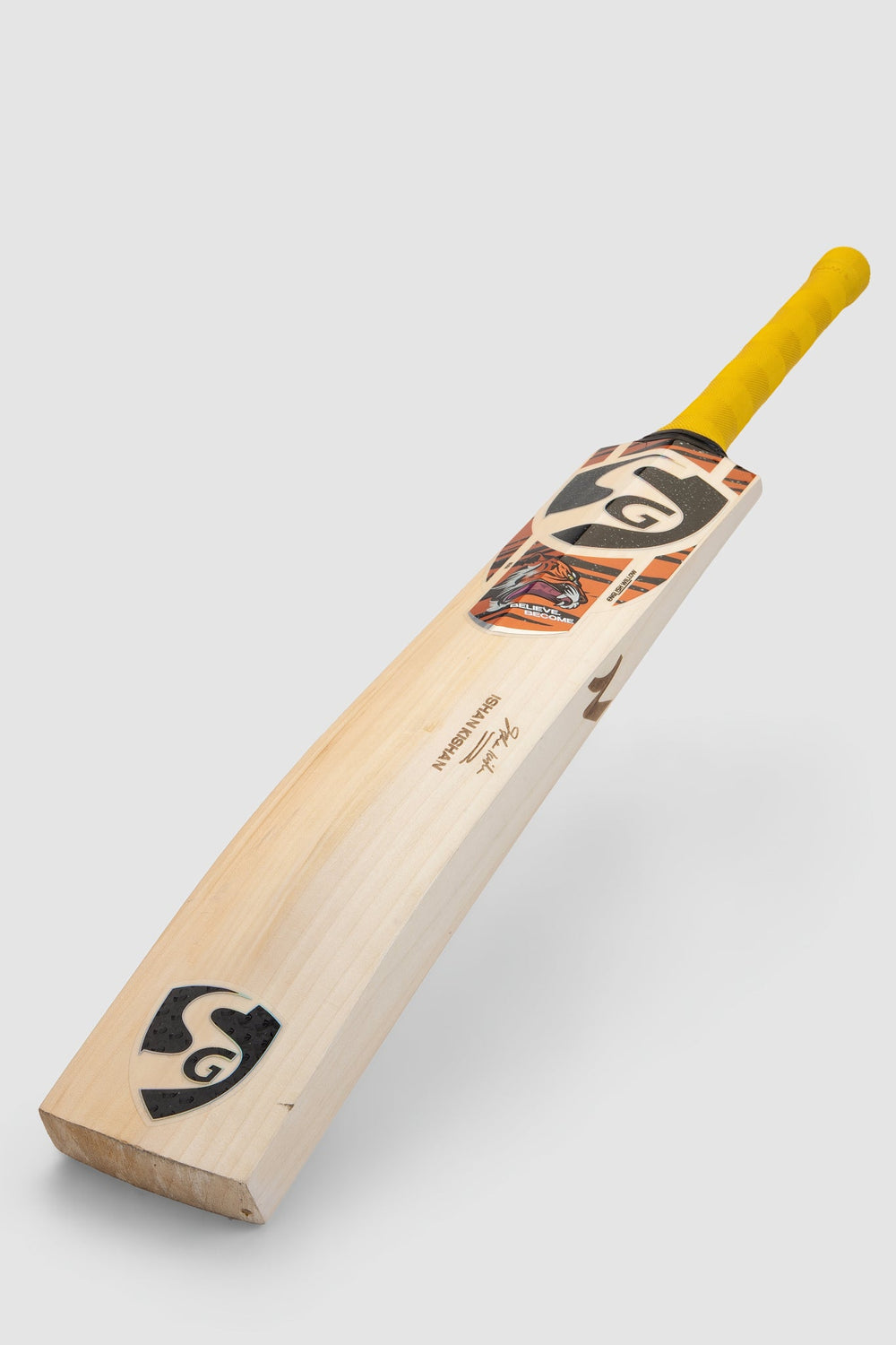 SG Ishan Kishan English Willow Cricket Bat - SH | Y2 Grade Willow with Harrow Profile, Thick Edges & Explosive Power