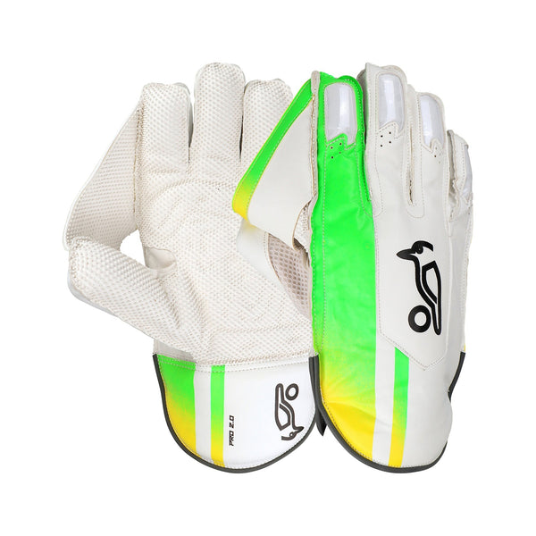 Kookaburra Kahuna Pro 2.0 Wicket Keeping Gloves | Long Cuff Leather Keeping Gloves