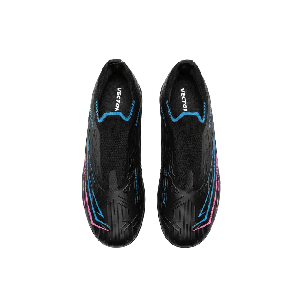Vector X Stellar Football Shoes | Primeknit Football Studs with 3D Textured TPU Upper, Sock Fit & Durable TPU Sole