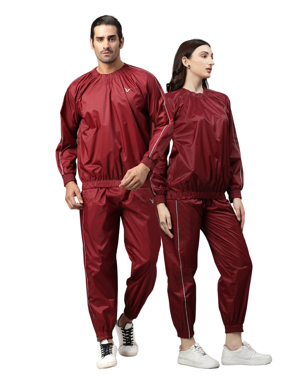 Invincible Men's Pro Sauna Suit Set | Full-Zip Jacket | Weight Loss & Sweat Enhancement | 100% Nylon - Best Price online Prokicksports.com