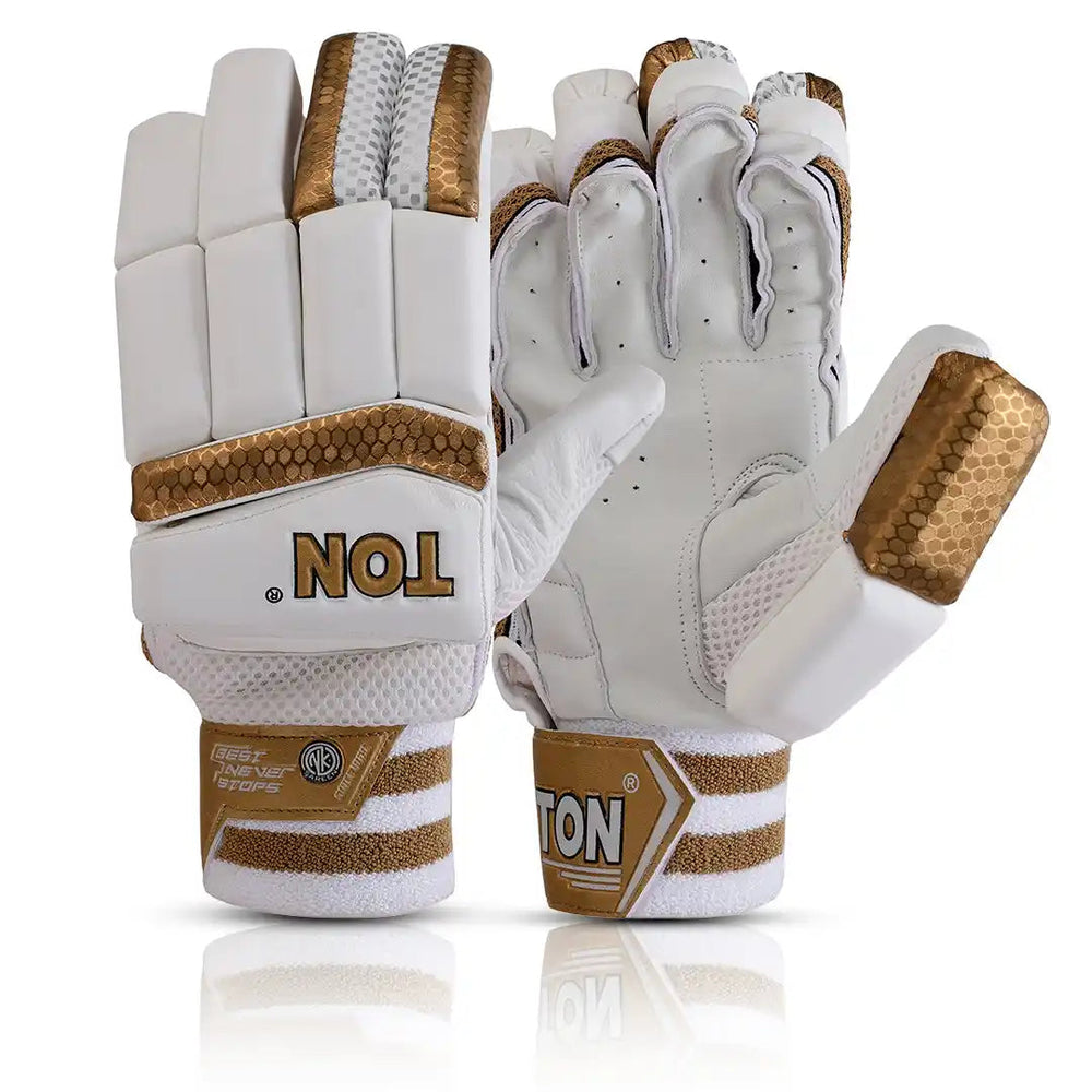 SS TON Gold Edition Right Hand Batting Gloves - Men's