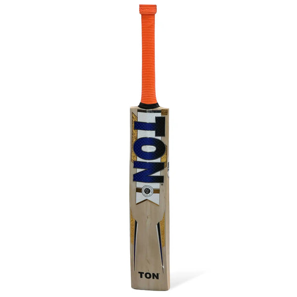 SS TON Dhoni Players Kashmir Willow Cricket Bat | Grade 4 Kashmir Willow Bat with Powerful Sweet Spot & Superior Balance