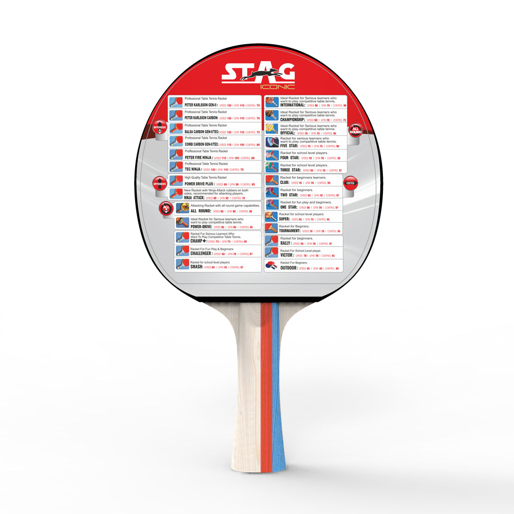 Stag Iconic Super Table Tennis Racket