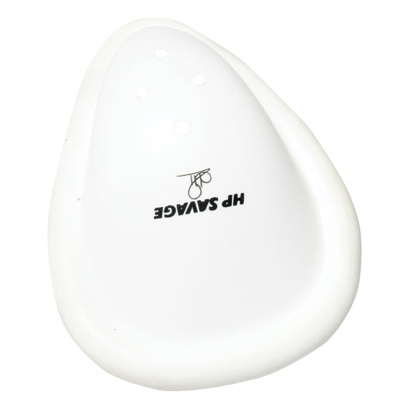 SG HP Savage Abdominal Pad (White, Adult Size) | High-Impact Resistant Cricket Groin Guard