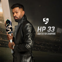 SG HP 33 English Willow Cricket Bat - SH | Y1 Grade Willow with Harrow Size, Thick Edges & Lightweight Power