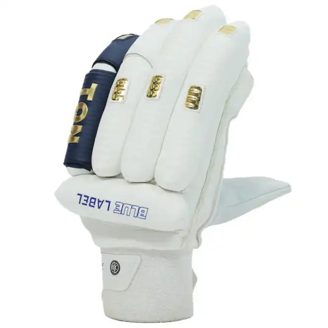 SS TON Blue Label Right Hand Cricket Batting Gloves - Men's
