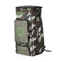 SS Cricket Kit Bag Camo Duffle - Green