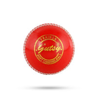 SS Gutsy (Alum Tanned) Cricket Ball - Red | 156g