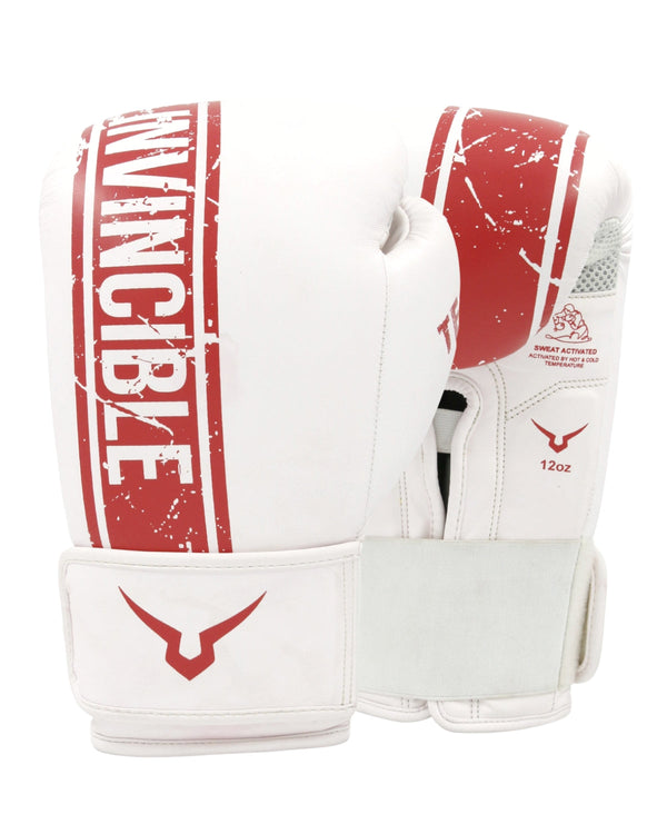 Invincible Temperature Sensitive Tejas Training Gloves | UV Color-Changing Boxing Gloves with PU Construction & Secure Wrist Support