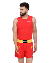 Invincible Men's Feather Weight Stretch Wushu Kit | Polyester-Spandex Moisture-Wicking Martial Arts Training Set
