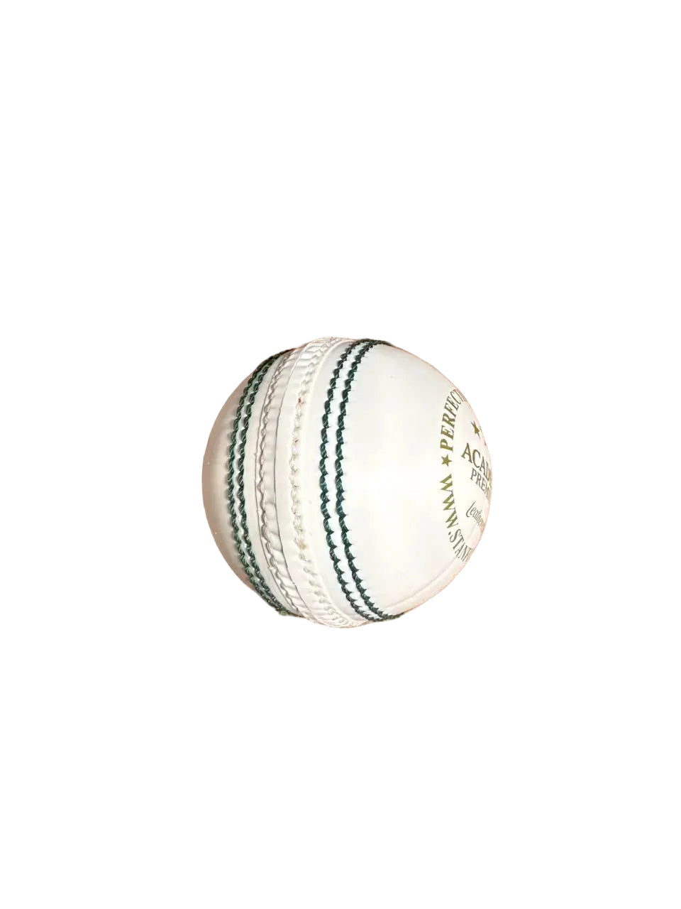 SF Academy Premium Cricket Ball | White Leatherette Match Ball | Pack of 6