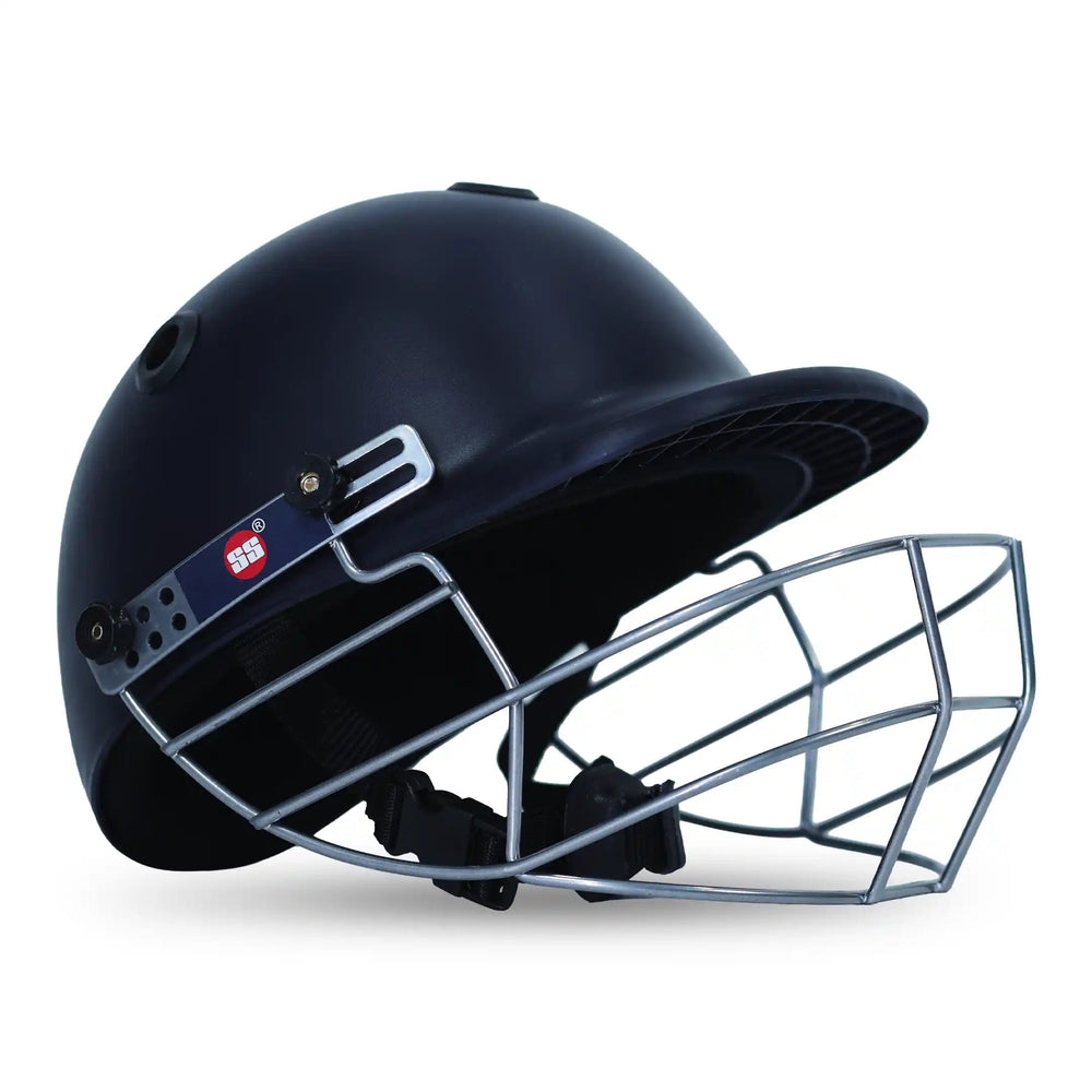 SS Classic Cricket Helmet | PP Shell, Steel Face Guard & EVA-PU Impact Padding