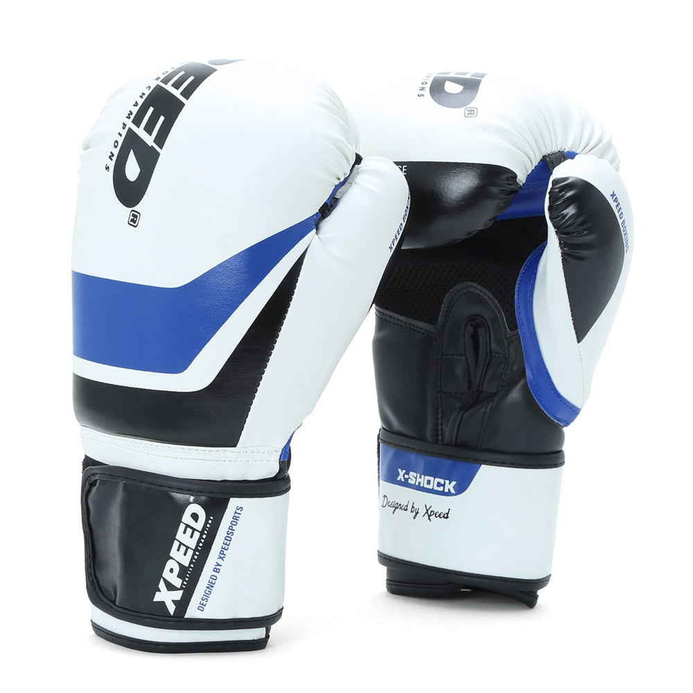 XPEED XP2473 X-Shock Boxing Gloves | Premium PU Training Gloves with Injection Moulded Foam & Reinforced Protection - Best Price online Prokicksports.com
