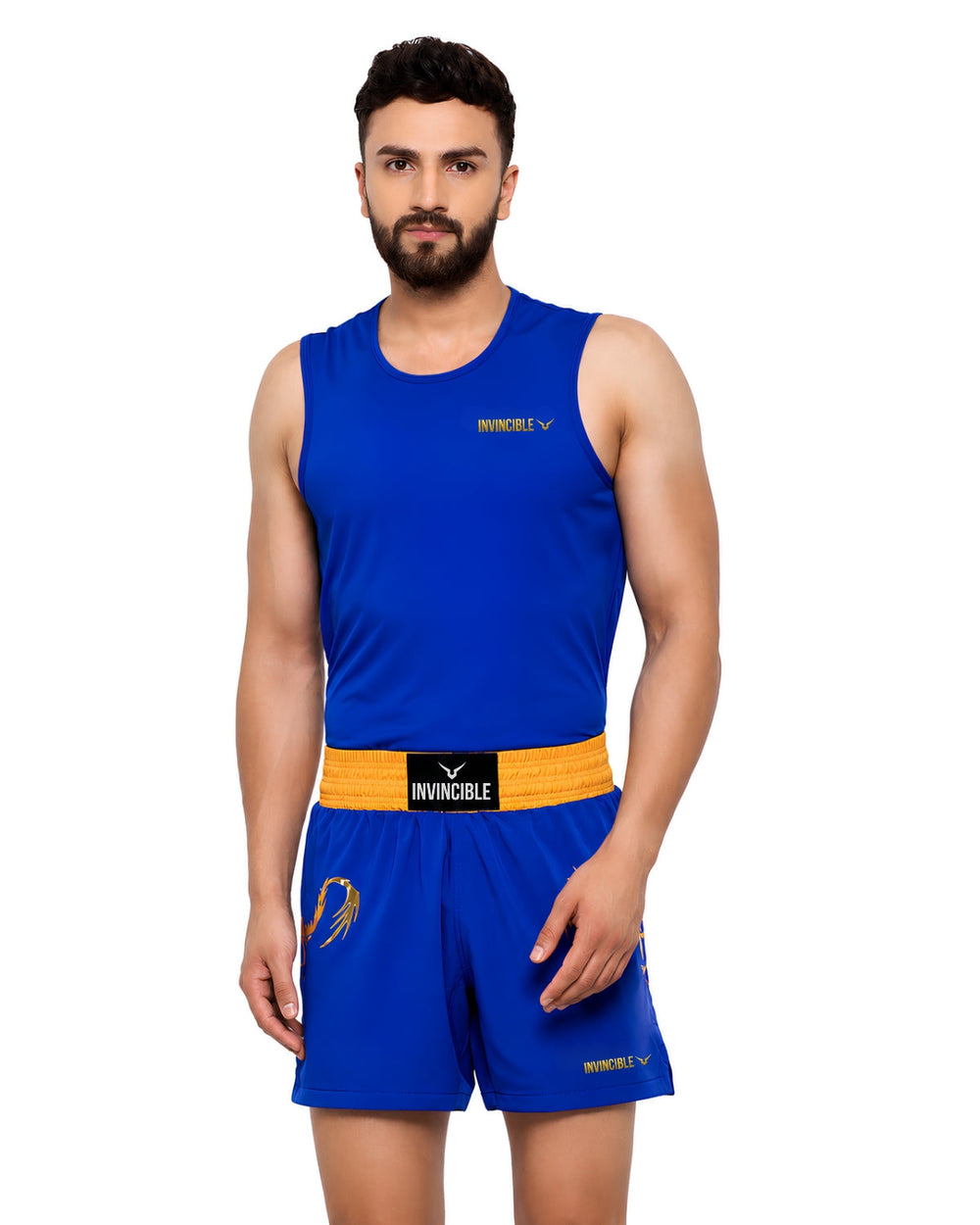Invincible Men's Feather Weight Stretch Wushu Kit | Polyester-Spandex Moisture-Wicking Martial Arts Training Set