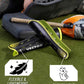 Vector X Classic Hockey Shin Guard (Black/Neon Green) | Field Hockey Leg & Ankle Guards for Junior & Senior Players