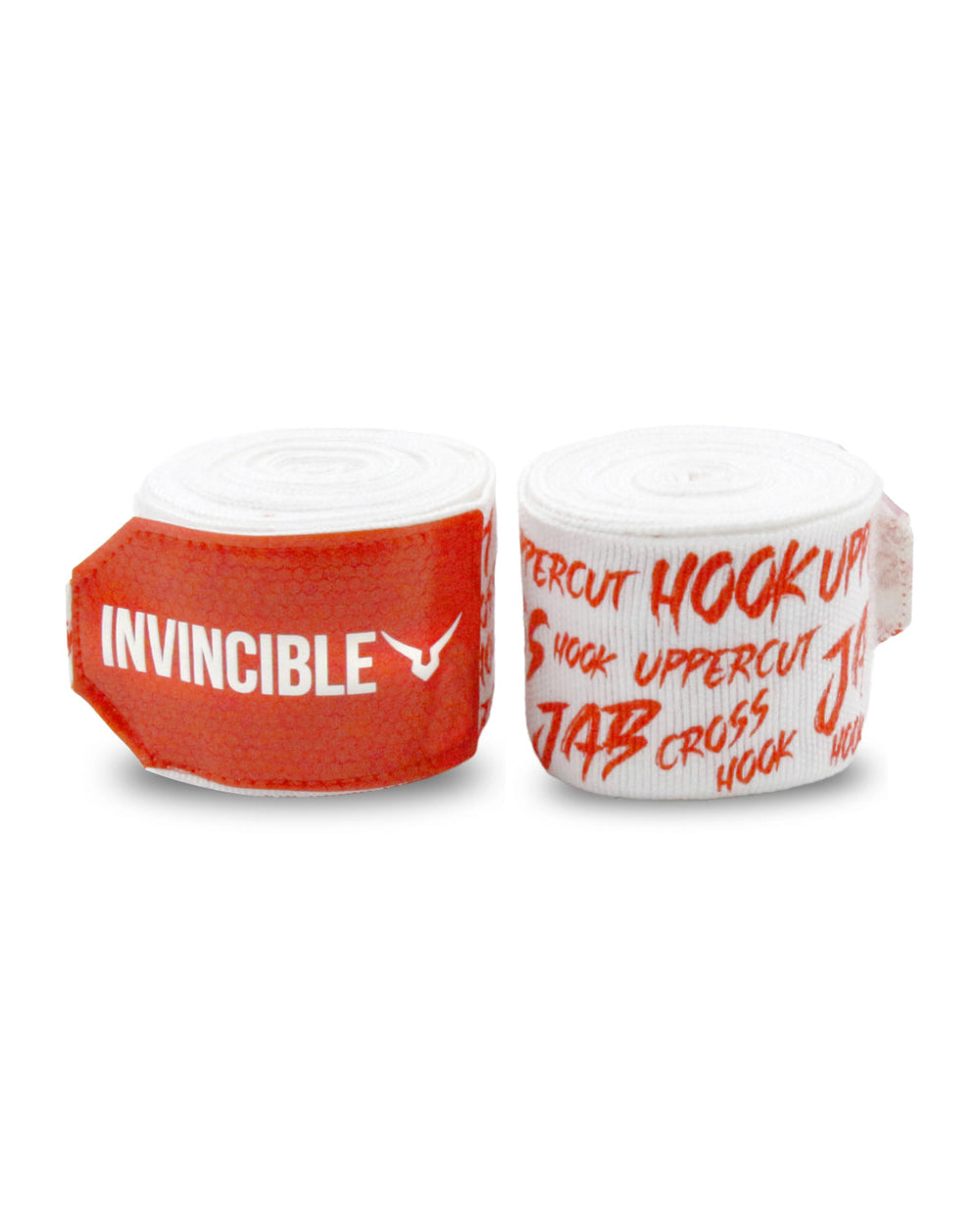 Invincible Printed Hand Wraps – Slightly Elastic Form-Fitting Boxing & Combat Wraps with Quick-Dry Moisture Wicking