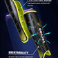 Vector X Classic Hockey Shin Guard (Black/Neon Green) | Field Hockey Leg & Ankle Guards for Junior & Senior Players