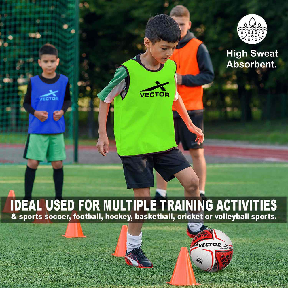 Vector X Training Bibs | Lightweight Breathable Sports Practice Scrimmage Vest - Best Price online Prokicksports.com
