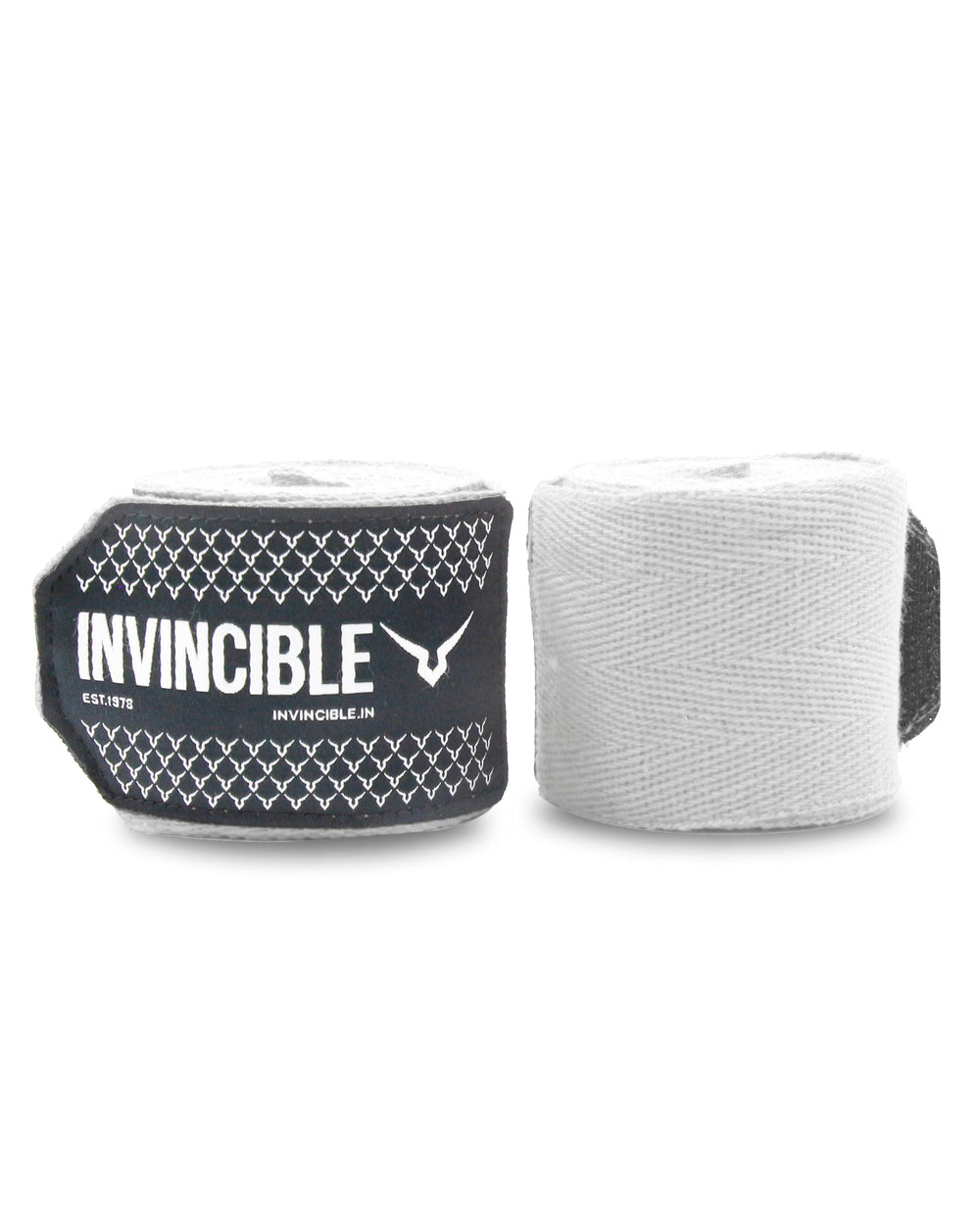 Invincible Classic Cotton Boxing Hand Wrap | Non-Stretch Cotton Hand Wraps with Superior Wrist & Knuckle Support - Best Price online Prokicksports.com