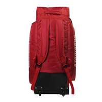 SS Attack Wheelie Duffle Kitbag - Red | Large Cricket Kit Bag with 2 Bat Compartments