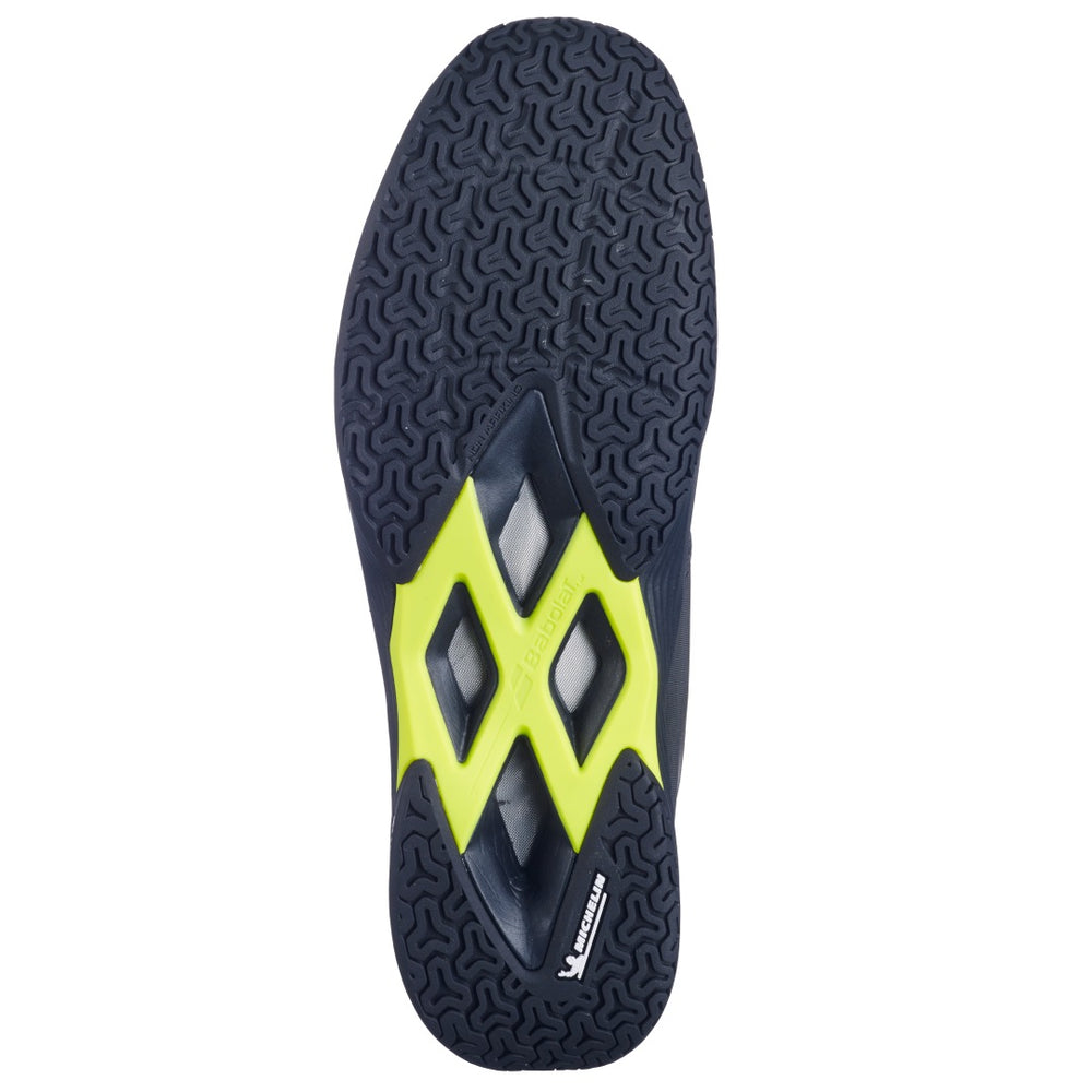 Babolat Shadow Series Men Badminton Shoes – Ultra‑Light Michelin Indoor Shoe with Power Straps & Dual‑Density EVA (Advanced Players)