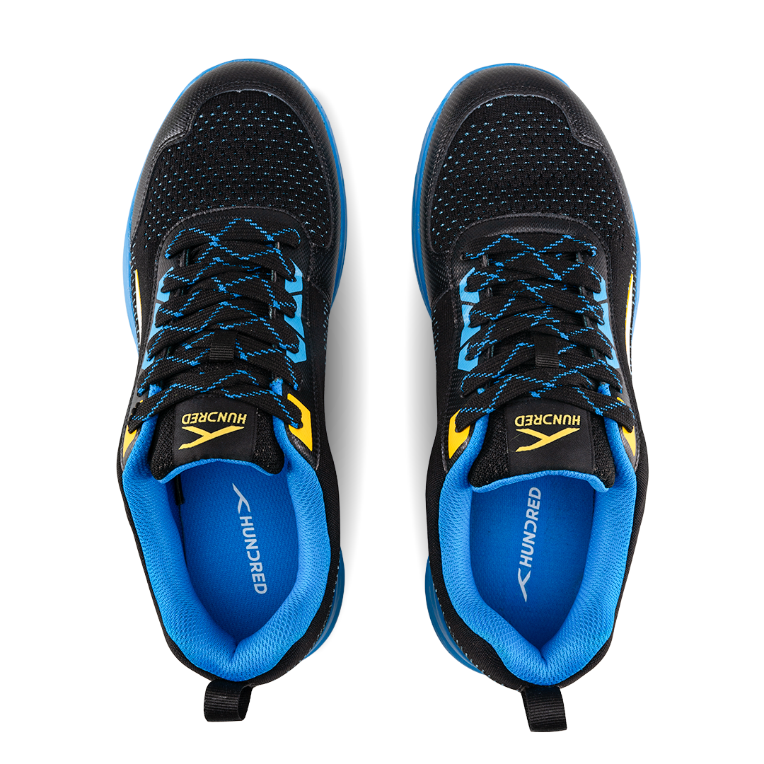 HUNDRED Court Flyer Badminton Shoes | Lightweight Club-Level Shoes with Energy Layer Cushioning & Active Grip Outsole