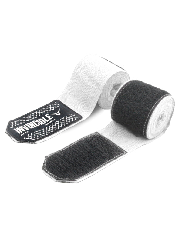 Invincible Classic Cotton Boxing Hand Wrap | Non-Stretch Cotton Hand Wraps with Superior Wrist & Knuckle Support
