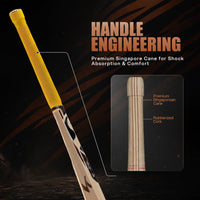 SG IK T-20 English Willow Cricket Bat - SH | Power-Hitting Profile, Quick Pickup & English Willow