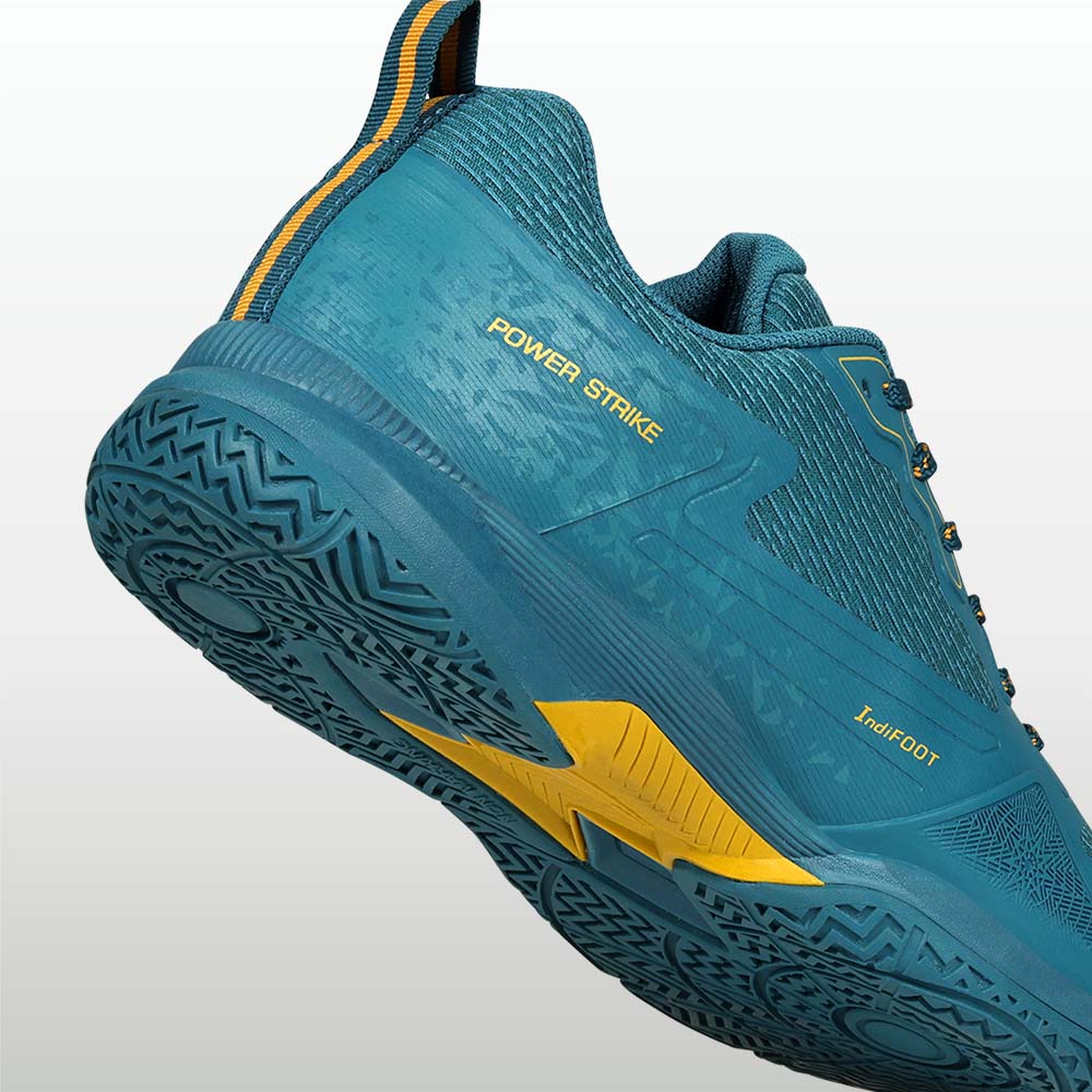 NIVIA Powerstrike 4.0 Badminton Shoes | Lightweight Court Shoes with Duofoam Cushioning, TPU Support & Non-Marking Sole