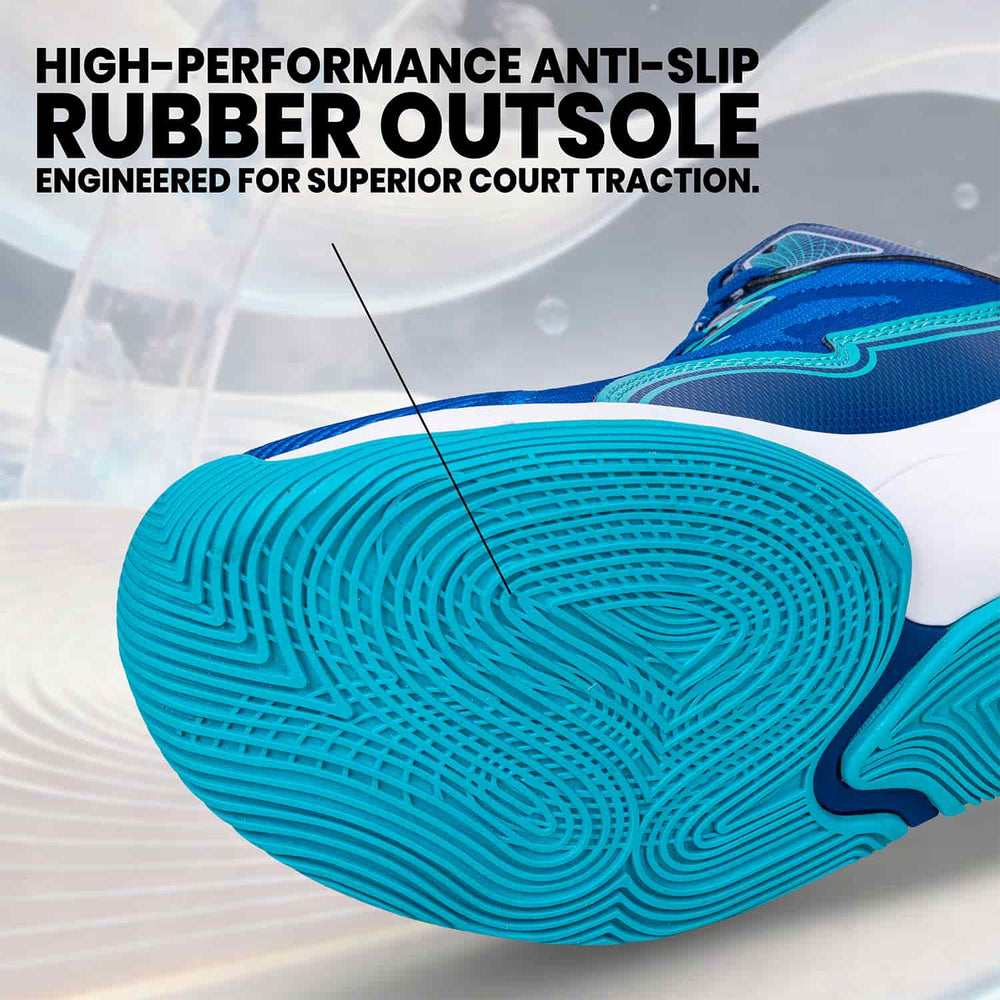 Vector X Grip X Basketball Shoes | High-Top Basketball Shoes with EVA Cushioning, Anti-Slip Rubber Outsole & Breathable Mesh Upper - Best Price online Prokicksports.com