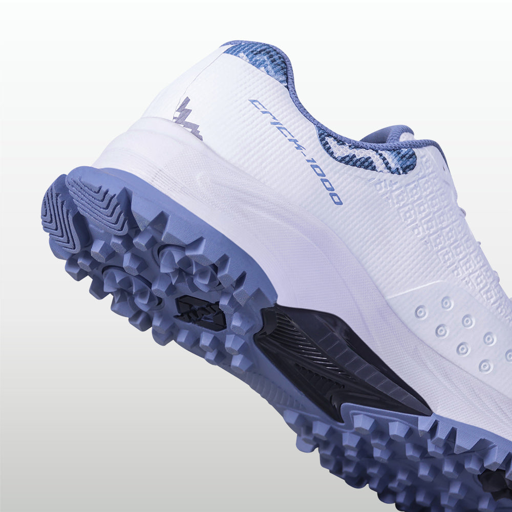 NIVIA CRICK-1000 2.0 Cricket Shoes Rubber | Breathable Cricket Shoes with TPU Fusion Upper, PU Cushioning & High-Traction Rubber Sole