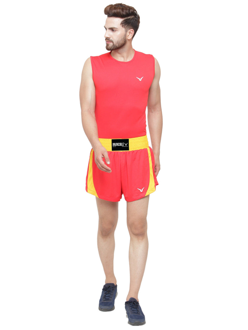 Invincible Men’s Amateur Wushu Set | 100% Polyester Moisture-Wicking Athletic Training Set