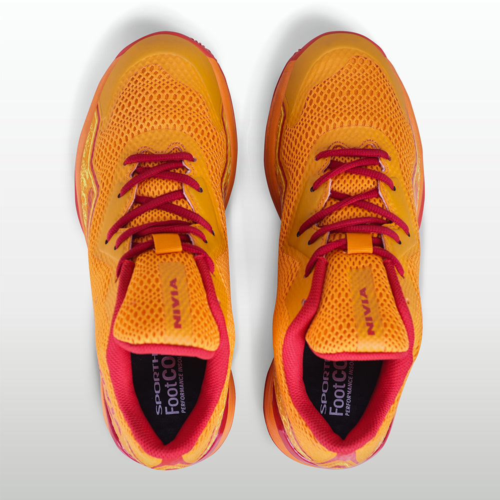 NIVIA Warrior 2.0 Basketball Shoes | Lightweight Basketball Shoes with Duofoam Midsole, PU Upper & Multi-Directional Grip - Best Price online Prokicksports.com