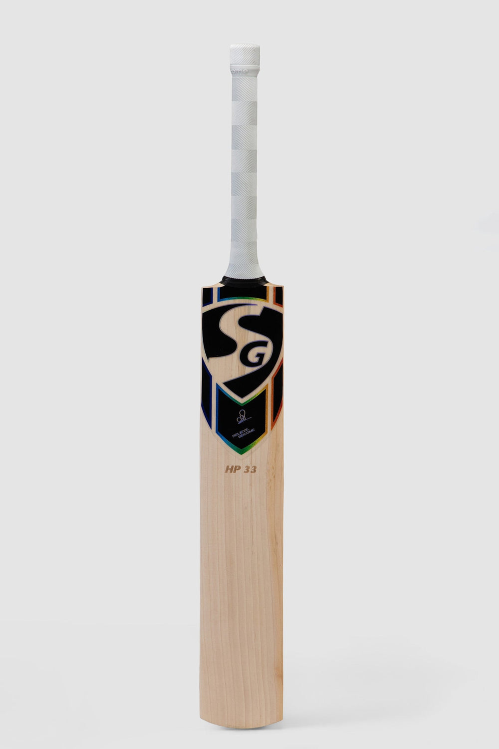 SG HP 33 English Willow Cricket Bat - SH | Y1 Grade Willow with Harrow Size, Thick Edges & Lightweight Power