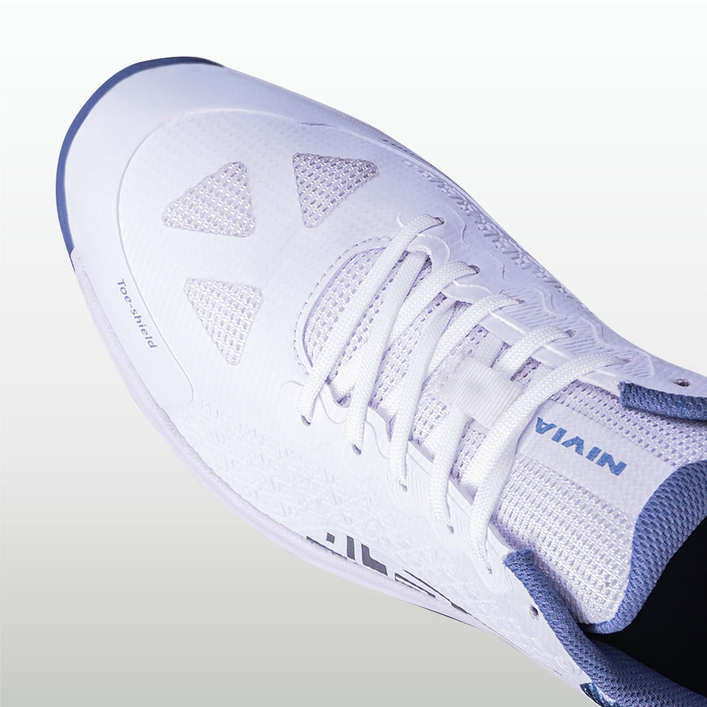 NIVIA CRICK-1000 2.0 Cricket Shoes Rubber | Breathable Cricket Shoes with TPU Fusion Upper, PU Cushioning & High-Traction Rubber Sole