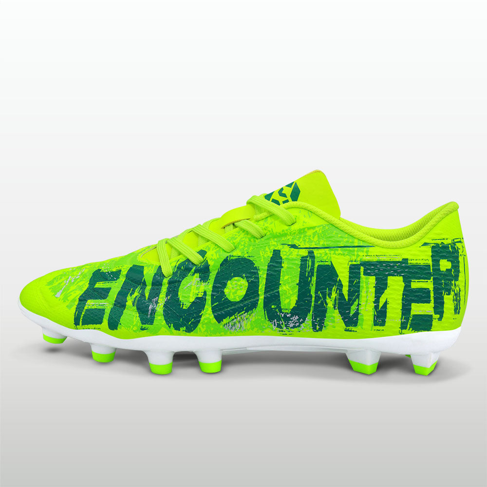 NIVIA Encounter Retro Football Shoes | Multi-Ground Football Studs with TPU Upper, Hybrid Traction & Water-Resistant Design - Best Price online Prokicksports.com