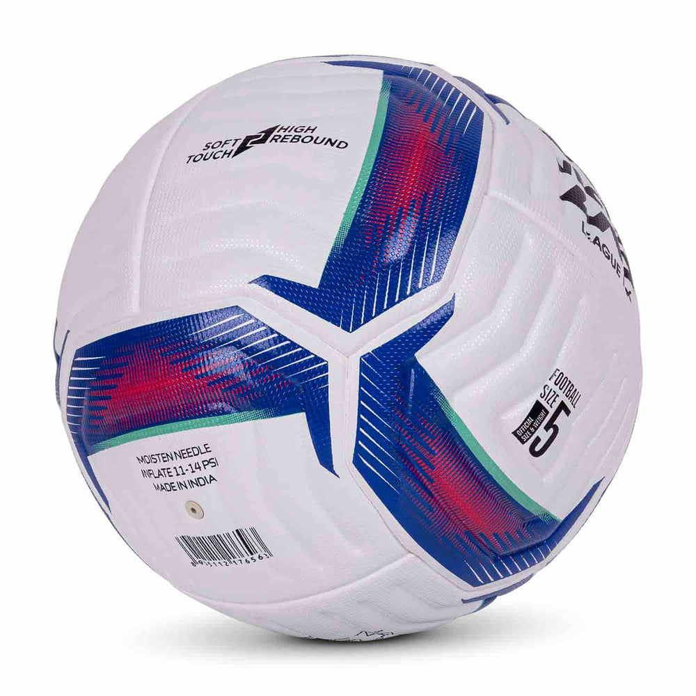 Vector X League NX Thermo Bonded PU Football (Size 5) | Water-Resistant Match & Training Soccer Ball