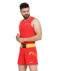 Invincible Men's Feather Weight Stretch Wushu Kit | Polyester-Spandex Moisture-Wicking Martial Arts Training Set