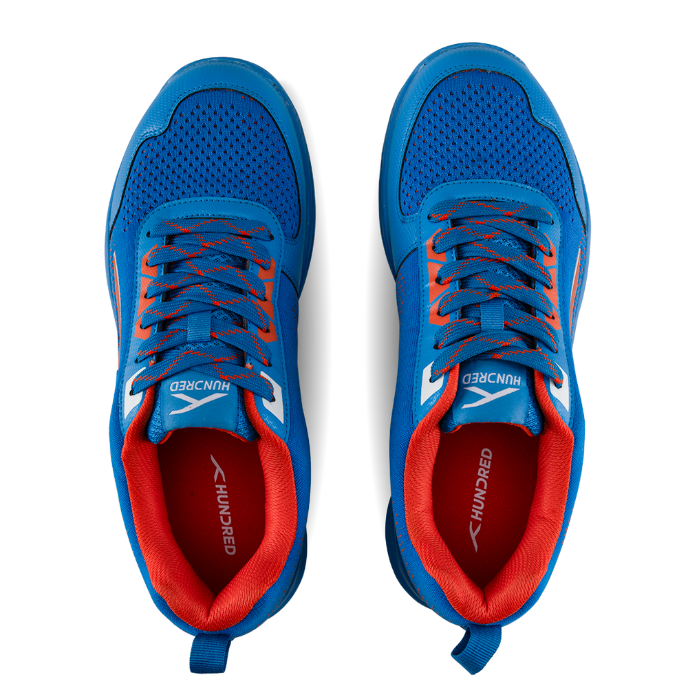 HUNDRED Court Flyer Badminton Shoes | Lightweight Club-Level Shoes with Energy Layer Cushioning & Active Grip Outsole - Best Price online Prokicksports.com