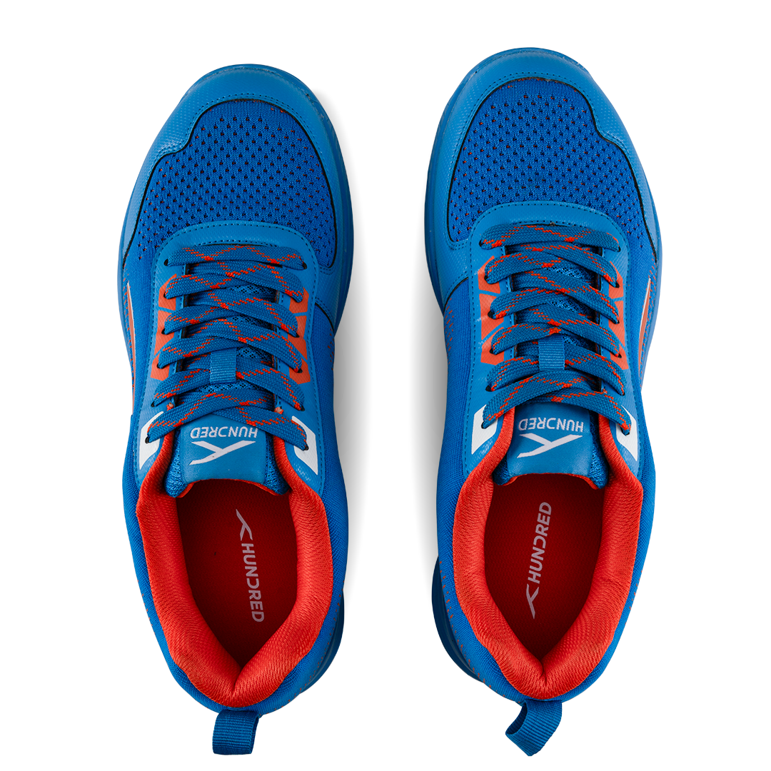 HUNDRED Court Flyer Badminton Shoes | Lightweight Club-Level Shoes with Energy Layer Cushioning & Active Grip Outsole