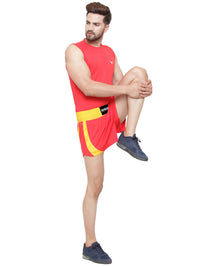 Invincible Men’s Amateur Wushu Set | 100% Polyester Moisture-Wicking Athletic Training Set