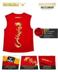 Invincible Men's Feather Weight Stretch Wushu Kit | Polyester-Spandex Moisture-Wicking Martial Arts Training Set