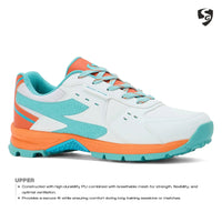 SG Club Evo Cricket Shoes Rubber | Lightweight Cricket Shoes with Rubber Outsole, EVA Cushioning & Breathable Mesh Upper - Best Price online Prokicksports.com