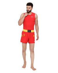 Invincible Men's Feather Weight Stretch Wushu Kit | Polyester-Spandex Moisture-Wicking Martial Arts Training Set
