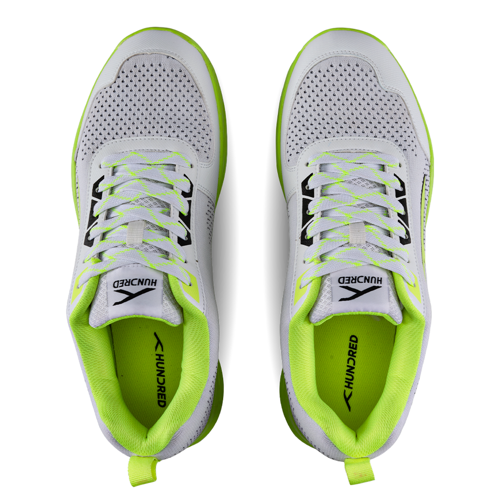 HUNDRED Court Flyer Badminton Shoes | Lightweight Club-Level Shoes with Energy Layer Cushioning & Active Grip Outsole - Best Price online Prokicksports.com