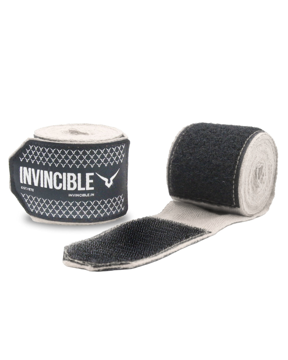 Invincible Classic Cotton Boxing Hand Wrap | Non-Stretch Cotton Hand Wraps with Superior Wrist & Knuckle Support - Best Price online Prokicksports.com