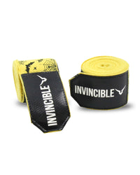 Invincible Printed Hand Wraps – Slightly Elastic Form-Fitting Boxing & Combat Wraps with Quick-Dry Moisture Wicking