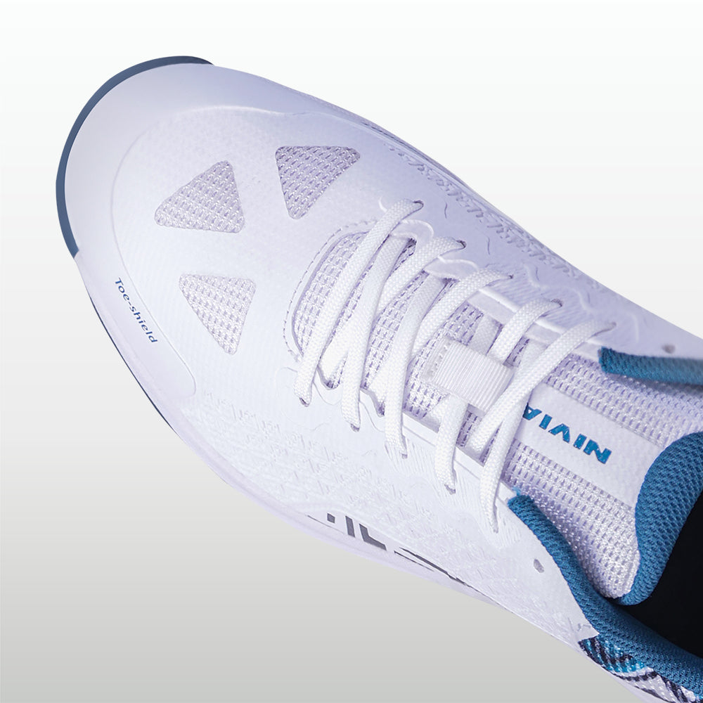 NIVIA CRICK-1000 2.0 Cricket Shoes Rubber | Breathable Cricket Shoes with TPU Fusion Upper, PU Cushioning & High-Traction Rubber Sole