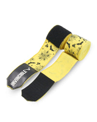 Invincible Printed Hand Wraps – Slightly Elastic Form-Fitting Boxing & Combat Wraps with Quick-Dry Moisture Wicking